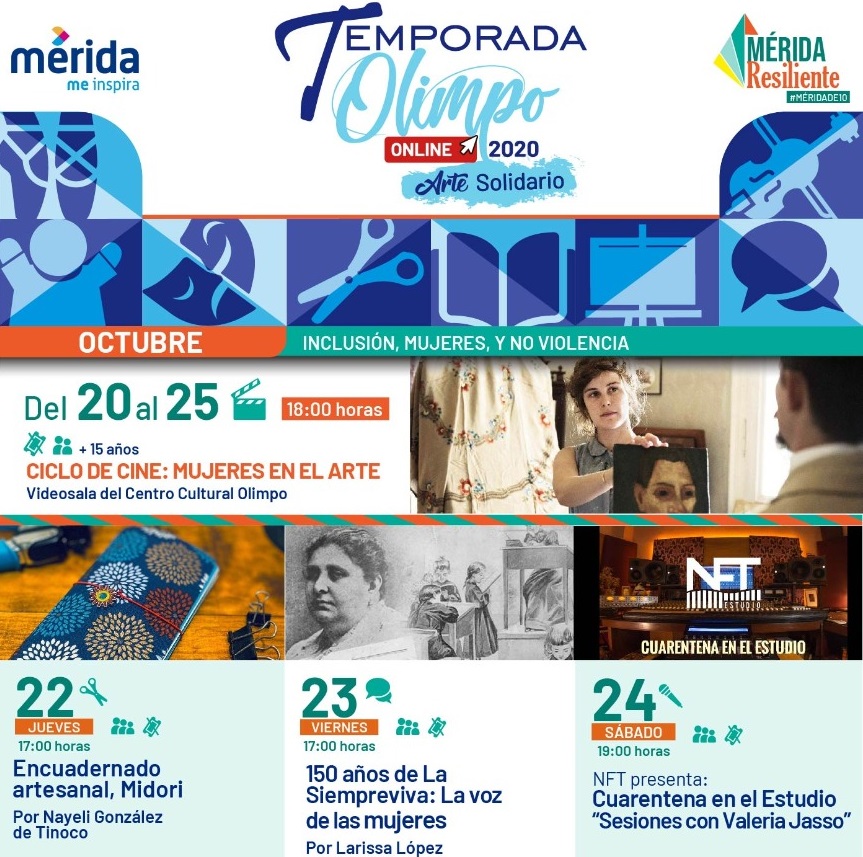 Mujeres en el arte, nuevos contenidos culturales en Yucatán